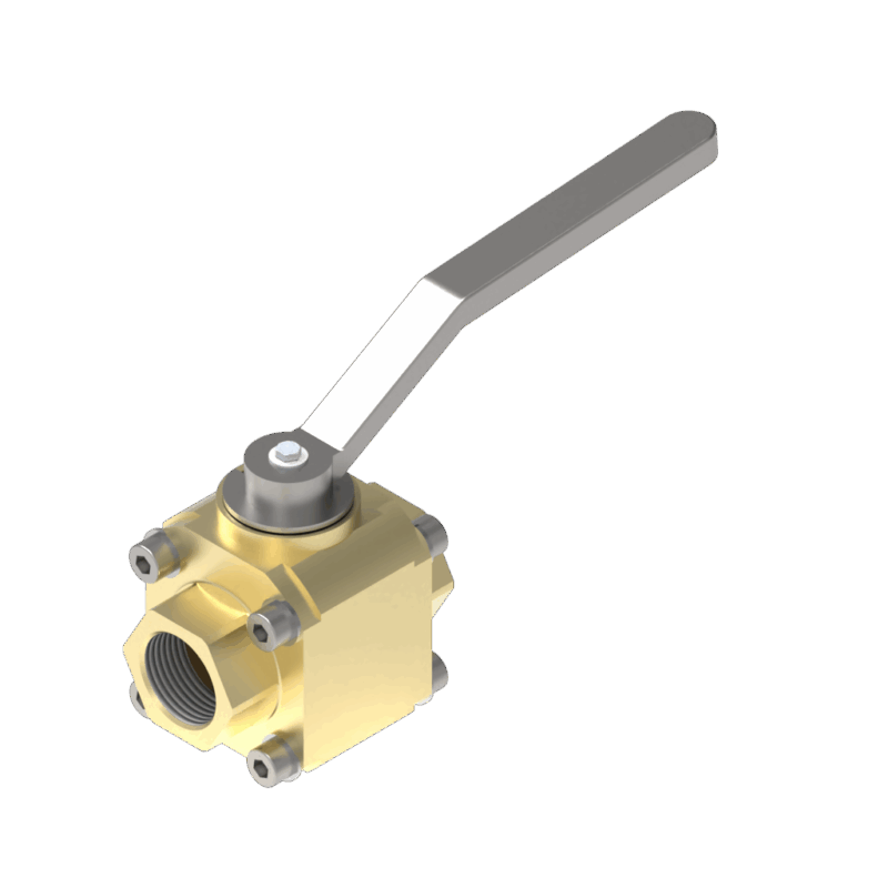 3-Piece Ball Valve Threaded Ends PN40